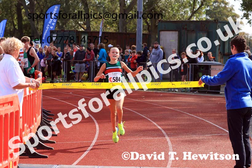Girls Under-15s, 2024 Northern Mens 6 and Womens 4 and Youngsters Relays, Stanley Park, Blackpool.  Photo: David T. Hewitson/Sports for All Pics